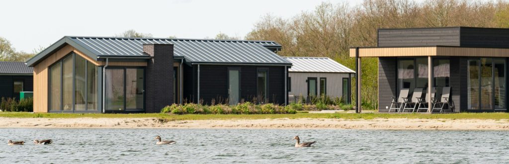 Recreatiewoning aan het water